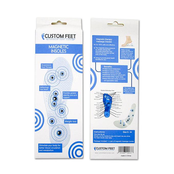 Magnetic therapy massage Insoles - Custom Feet Insoles