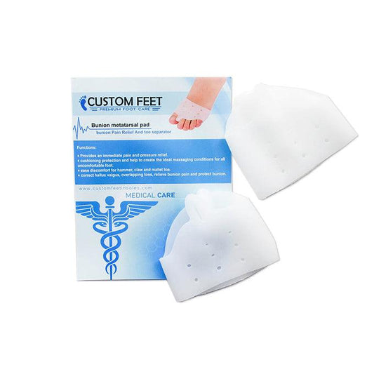 Bunion metatarsal pad - Bunion Pain Relief And toe separator - Custom Feet Insoles